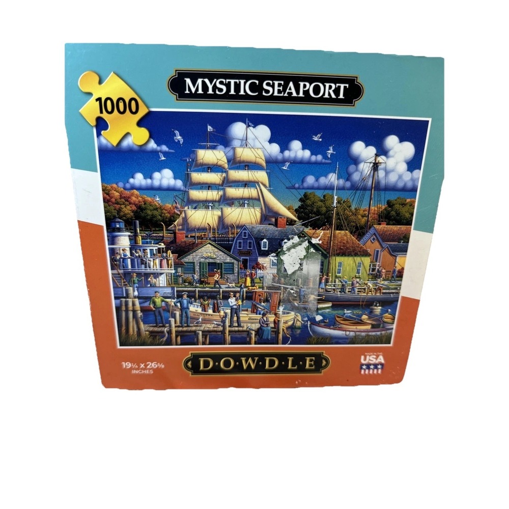 Eric Dowdle - Mystic Seaport - 1000 piece puzzle - COMPLETE